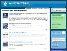 Tablet Screenshot of allesvoorniks.nl